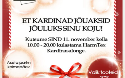 KARDINAD JÕULUKS SINU KOJU!